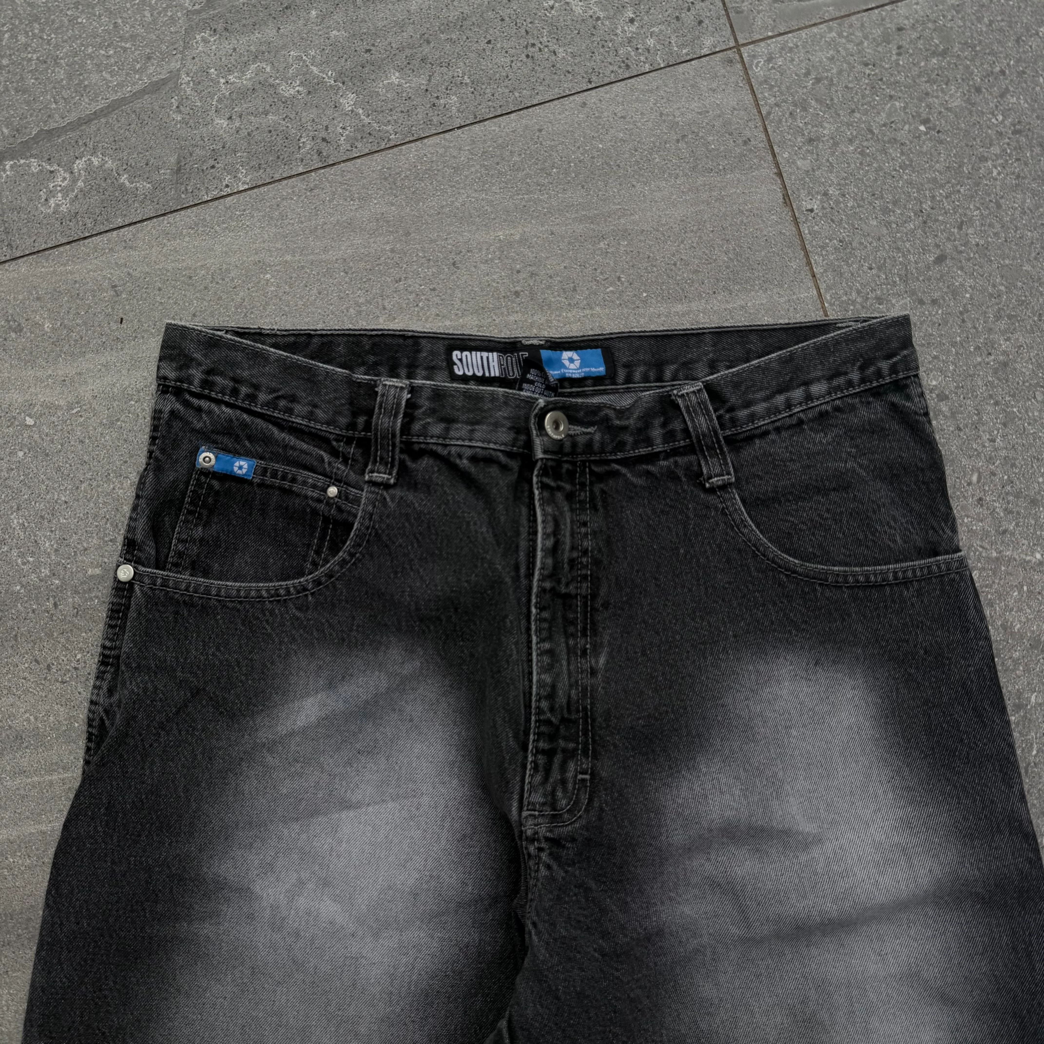 grail blue tab jorts - 34” - Image 4