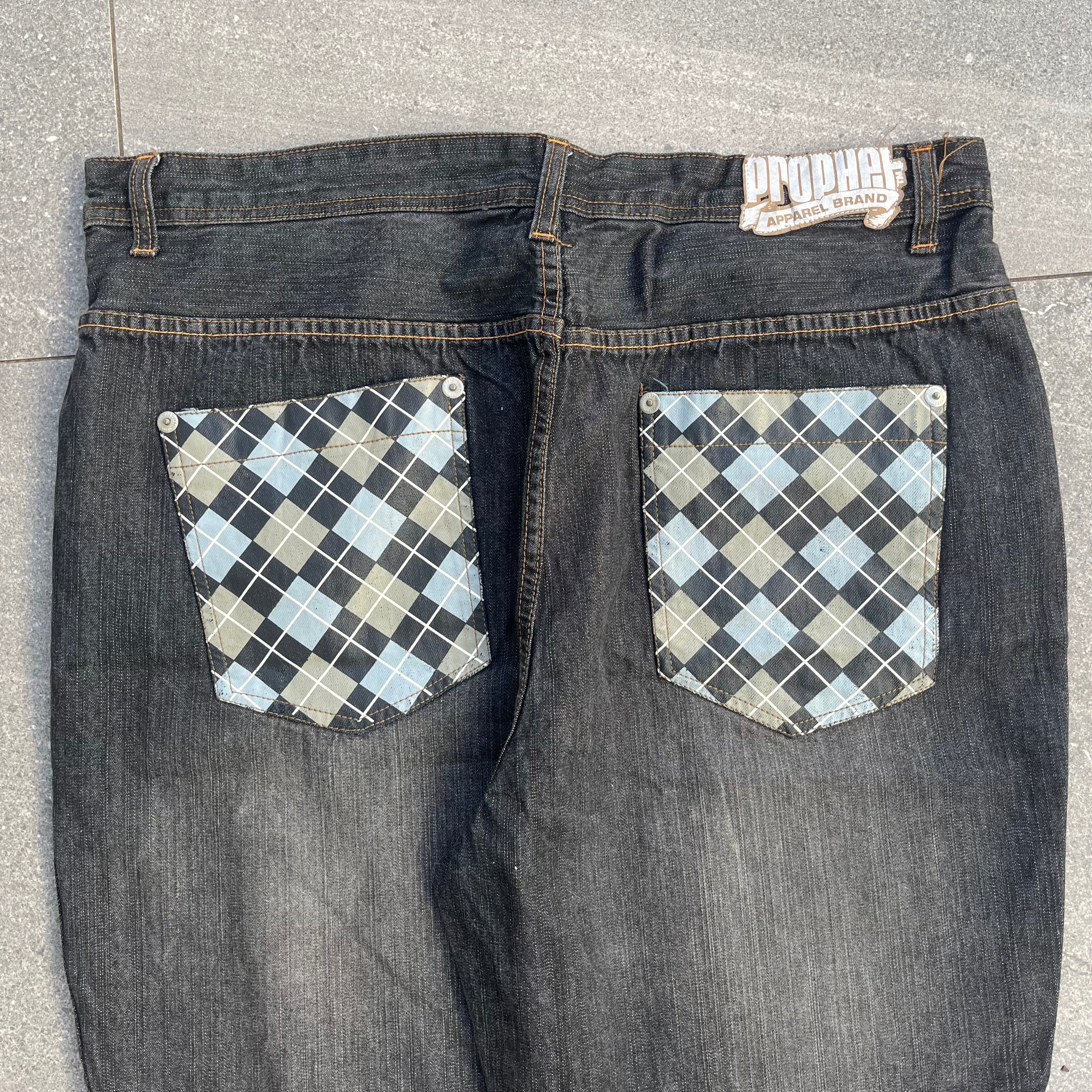 prophet plaid fat bootcuts - 42x34” - Image 3